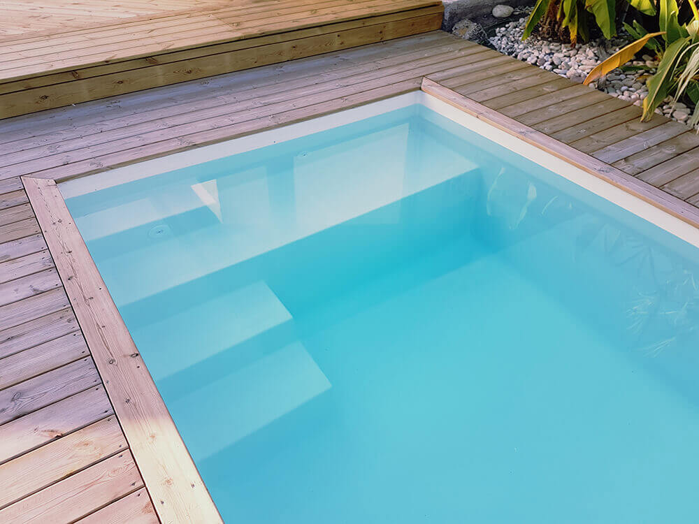 mini piscine coque