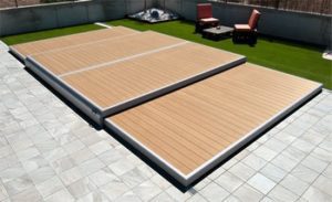 abnehmbare Terrasse geschlossener Pool